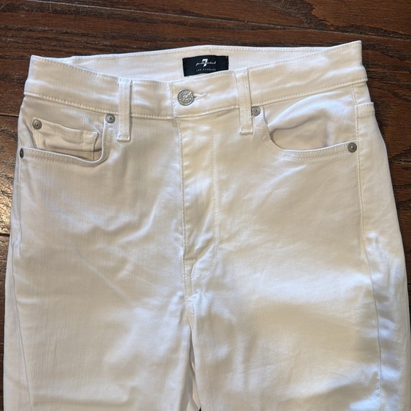 7 for All Mankind high waist ankle skinny jeans, size 27 - Picture 4 of 7